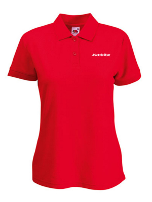 Polo Damen Fit Rot